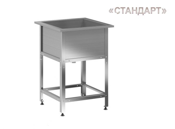 Ванна моечная из нержавейки AISI 430 в Краснодарский край для школьного общепита, столовой и ресторана фото 2